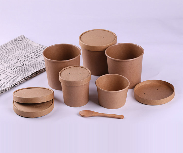 Kraft paper bowl