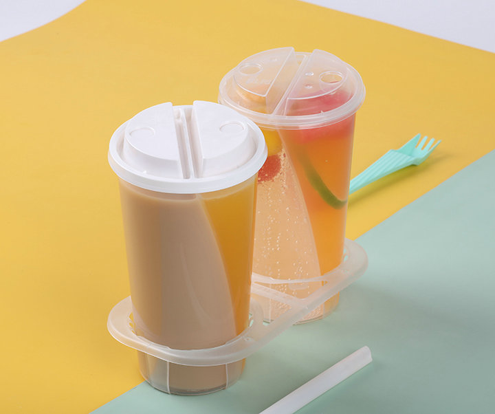 Creative sharing injection plastic cup