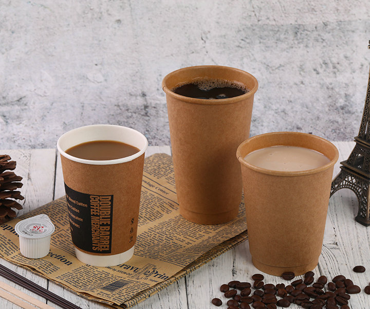 Kraft paper cup (single wall kraft paper cup ,double wall kraft paper cup)