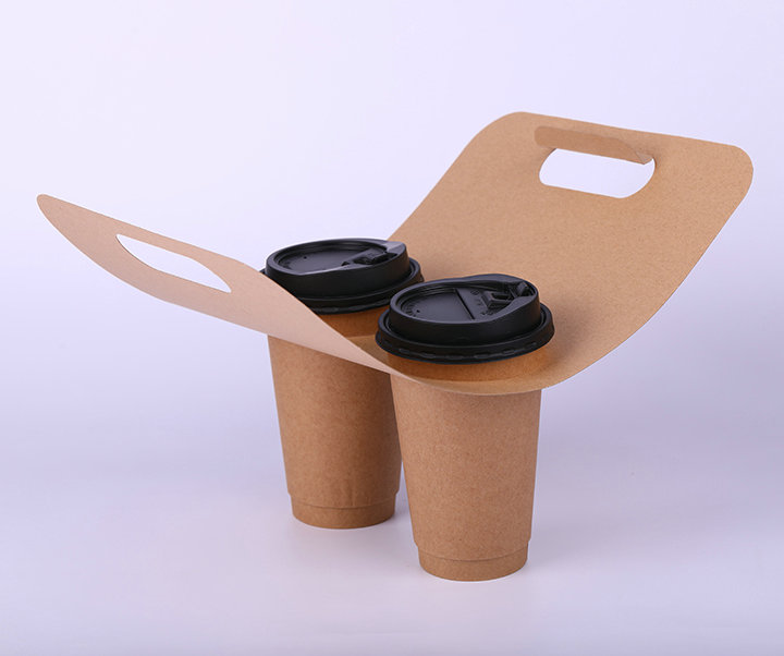 paper cup sleeve cup holder take-away plastic bag